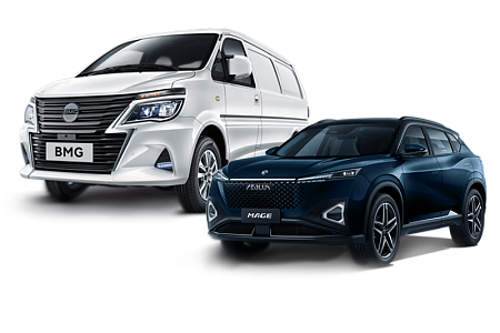 Аўтакрэдыт для набыцця новых аўтамабіляў марак «Dongfeng» і «BMG»