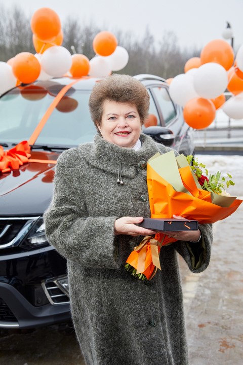 Борисюк Нина Владимировна уехала в свой родной город Брест на автомобиле, который выиграла в рекламной игре «Тачка за заначку!»